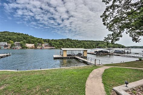 Enjoy beautiful views while barbecuing on the private double deck and launch daily. . Are blue lights required on docks at lake of the ozarks